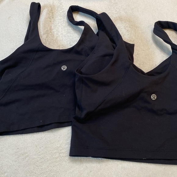 Lululemon Align V-Neck Bra black side 8 EUC - Picture 10 of 14